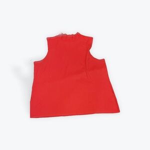 No Boundaries Women's Red turtleneck Top